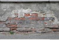 wall bricks damaged old 0014